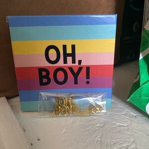 Gold 'Oh Boy' Necklace